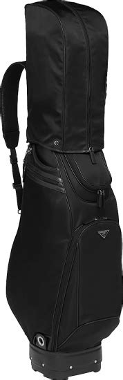 Black Nylon Golf Bag .